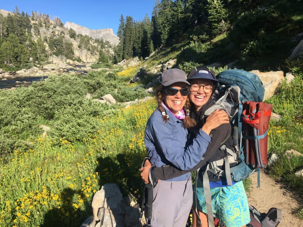 The author and her daughter hiking in Wyoming. (Courtesy)
