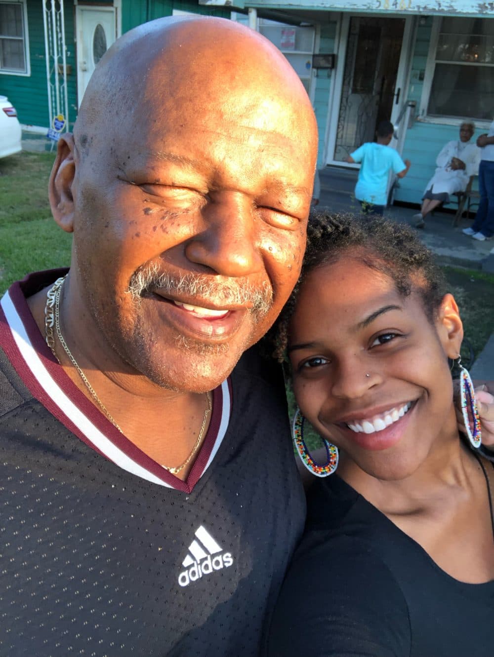 The author and her grandfather. (Courtesy)