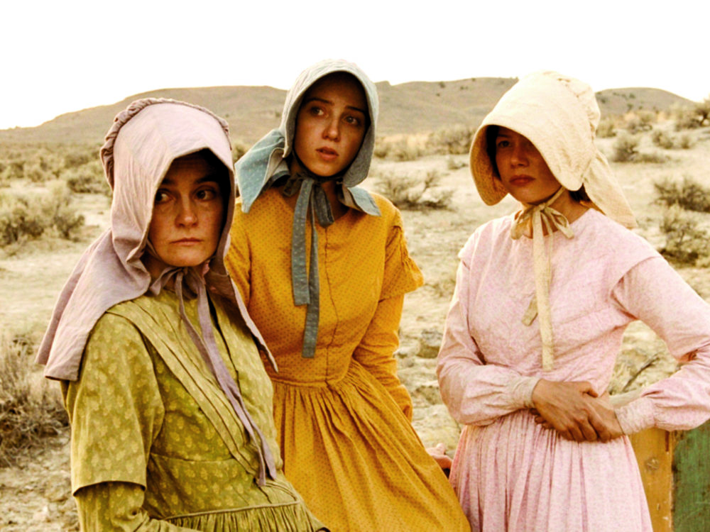 A still from Kelly Reichardt's 2010 western “Meek’s Cutoff.” (Courtesy Harvard Film Archive)