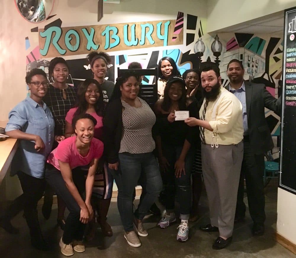 The winning team of a recent Hella Black Trivia night at Dudley Cafe in Roxbury. (Courtesy)