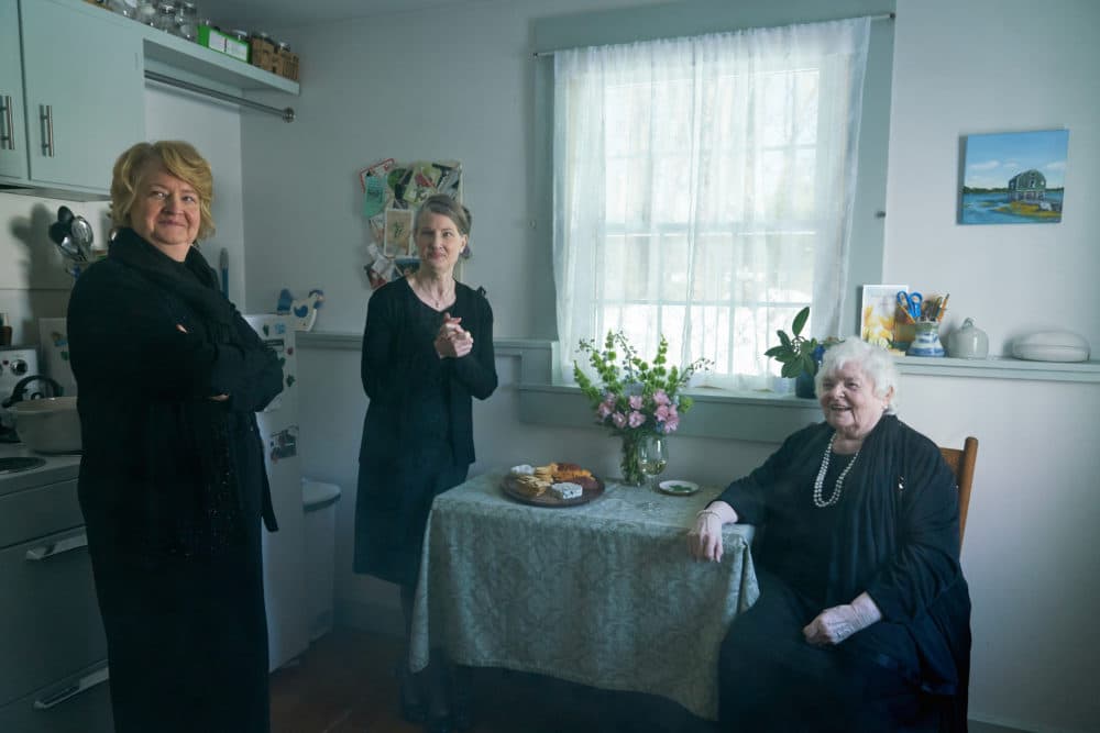 Left to right, Marceline Hugot, Annette O'Toole and June Squibb in &quot;Blow the Man Down.&quot; (Courtesy Amazon Studios)