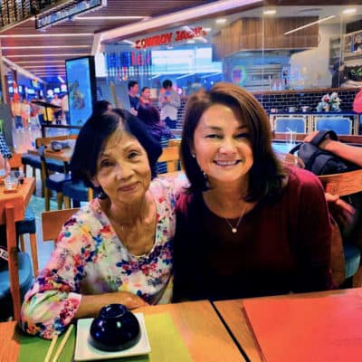 Nguyen Thi Dep, 72, and her daughter Leigh Small, 48, meet reunite in Vietnam 44 years after the war. (Courtesy Nguyen Thi Dep)