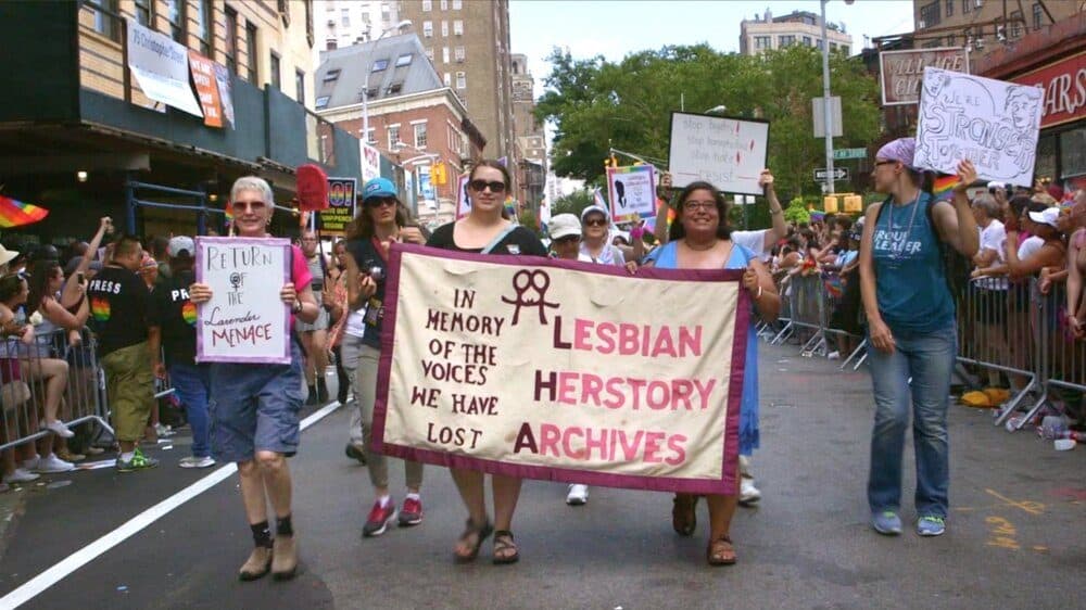 A still from Megan Rossman's documentary &quot;The Archivettes.&quot; The screening at Northeastern University was canceled due to concerns over coronavirus. (Courtesy)