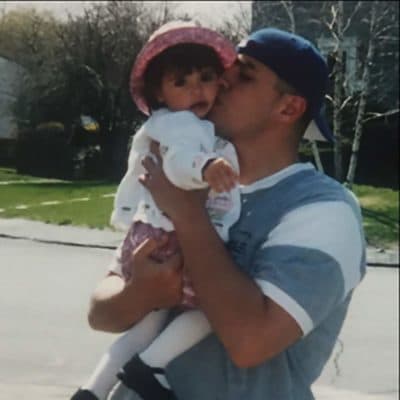 Michael Ramey with his niece, Alex Joyce, in 2000. (Courtesy Kerri Joyce)