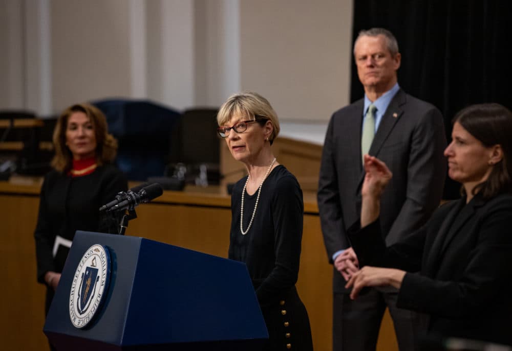 Health and Human Services Secretary Marylou Sudders. (Sam Doran/SHNS)