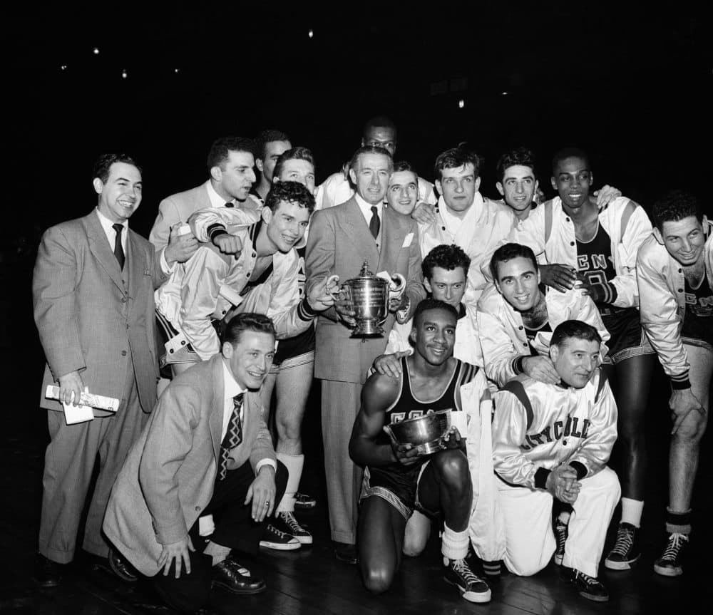 City College was the unlikely winner of the 1950 NIT. (Marty Lederhandler/AP)