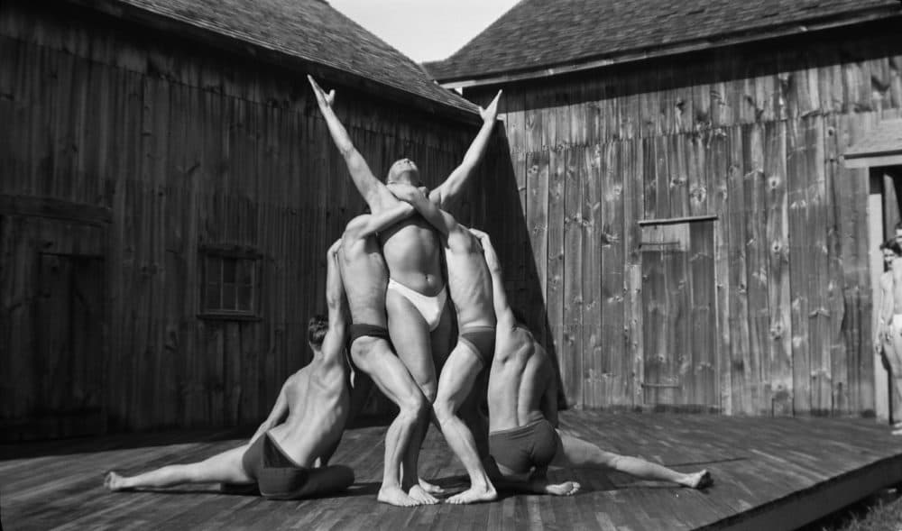 Ted Shawn and his Men Dancers perform &quot;Rhapsody&quot; at Jacob's Pillow. (Courtesy Oxford University Press)