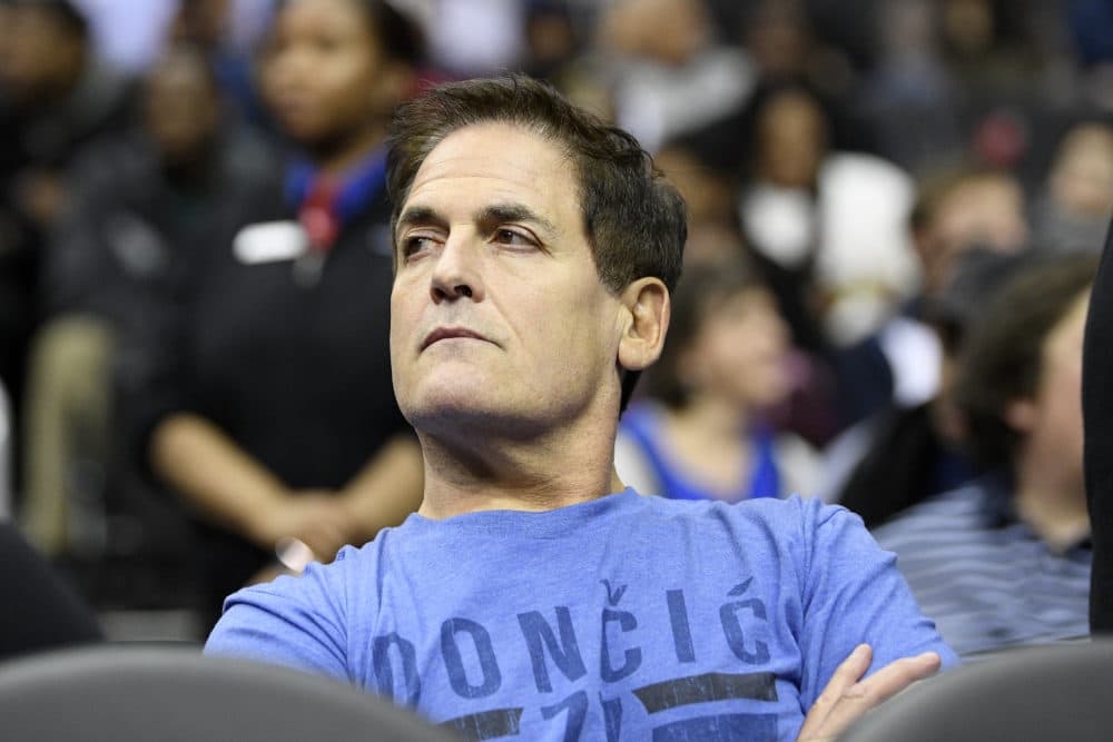 Dallas Mavericks owner Mark Cuban watches during the second half of an NBA basketball game between the Washington Wizards and the Dallas Mavericks, Wednesday, March 6, 2019, in Washington. (Nick Wass/AP)