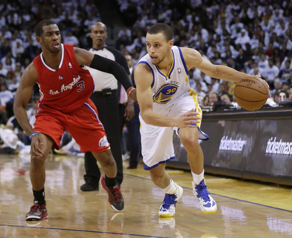 Back in early 2013, Steph Curry wasn't yet a global superstar. (Marcio Jose Sanchez/AP)