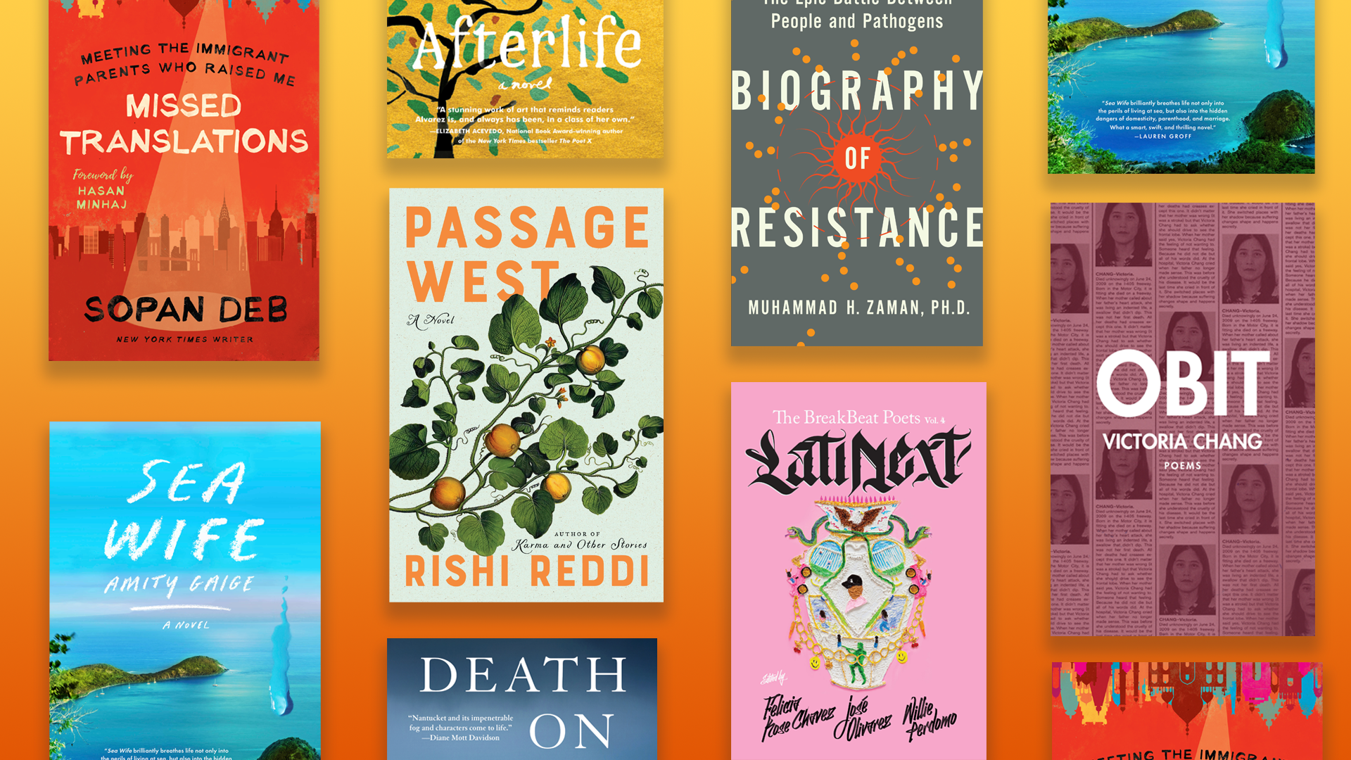 Eight spring reads by New England authors. (Arielle Gray/WBUR)