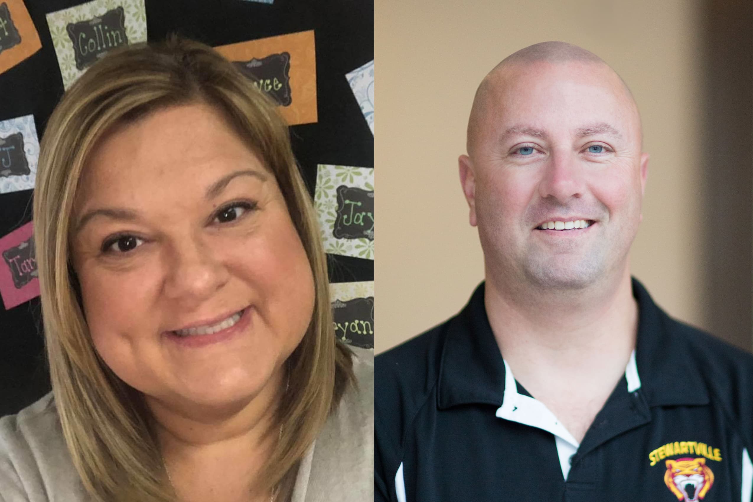 Amber McCoy of West Virginia (left) and James Parry of Minnesota (right). (Courtesy)