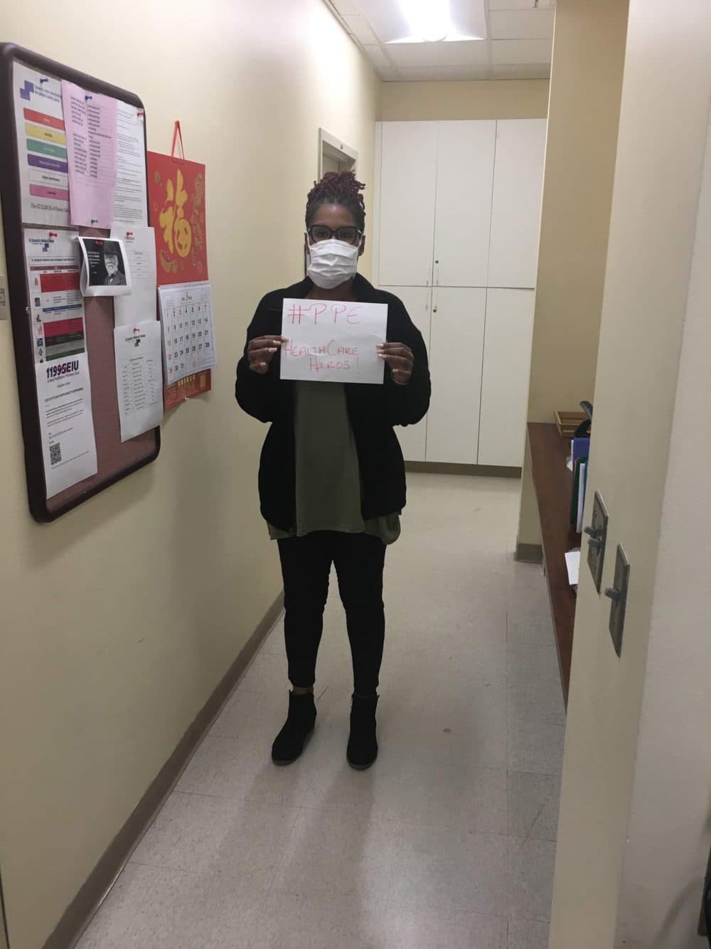 Alyssa Bartholomew, a lead patient access coordinator, is among the health care workers demanding more personal protective equipment to prevent infecting themselves and their families. (Courtesy Alyssa Bartholomew)