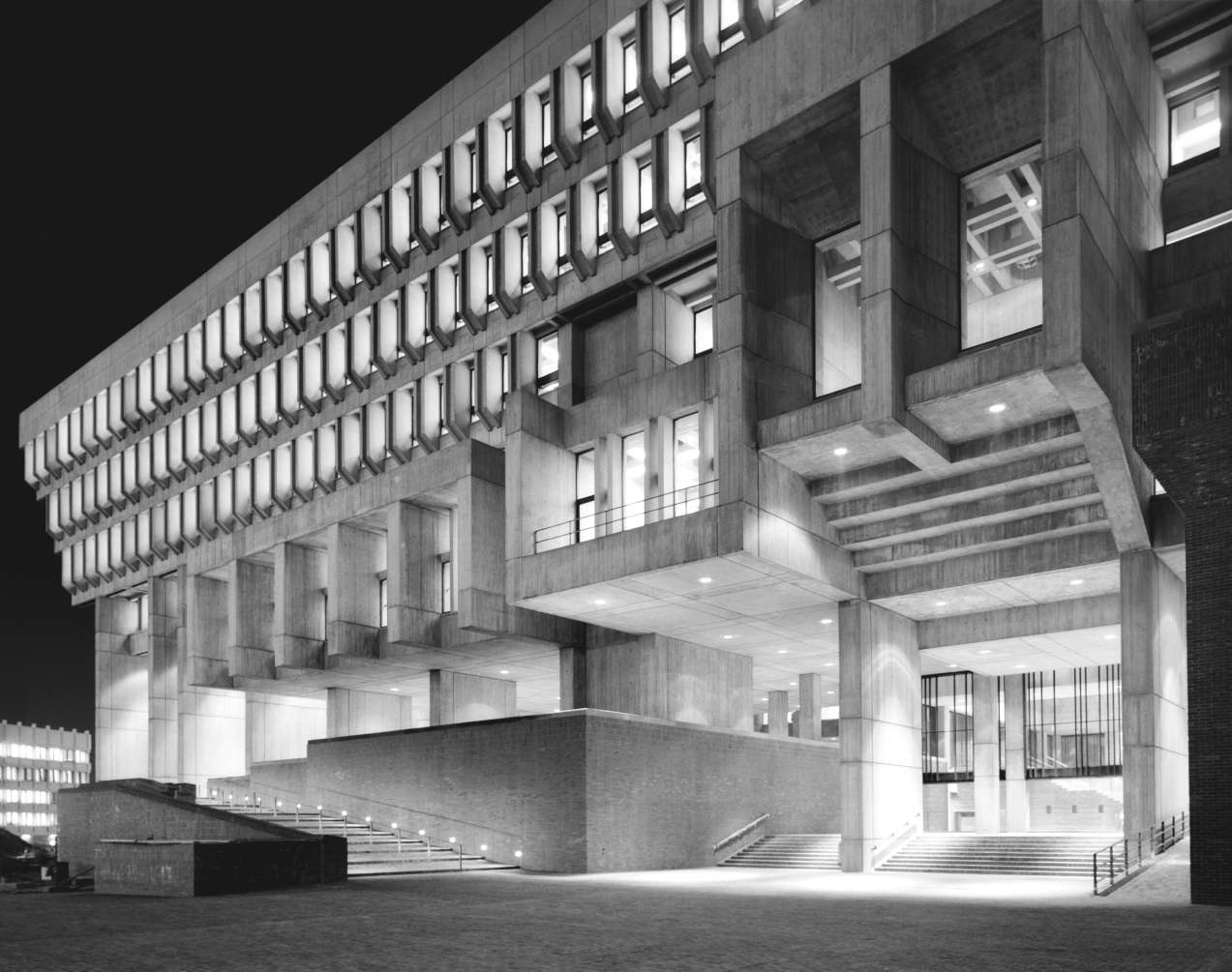 Boston City Hall, Architect: Kallmann McKinnell (Courtesy © Ezra Stoller/Esto)