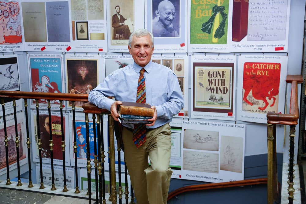 Ken Gloss, the proprietor of the Brattle Book Shop. (Photo: Jeffrey Dunn)