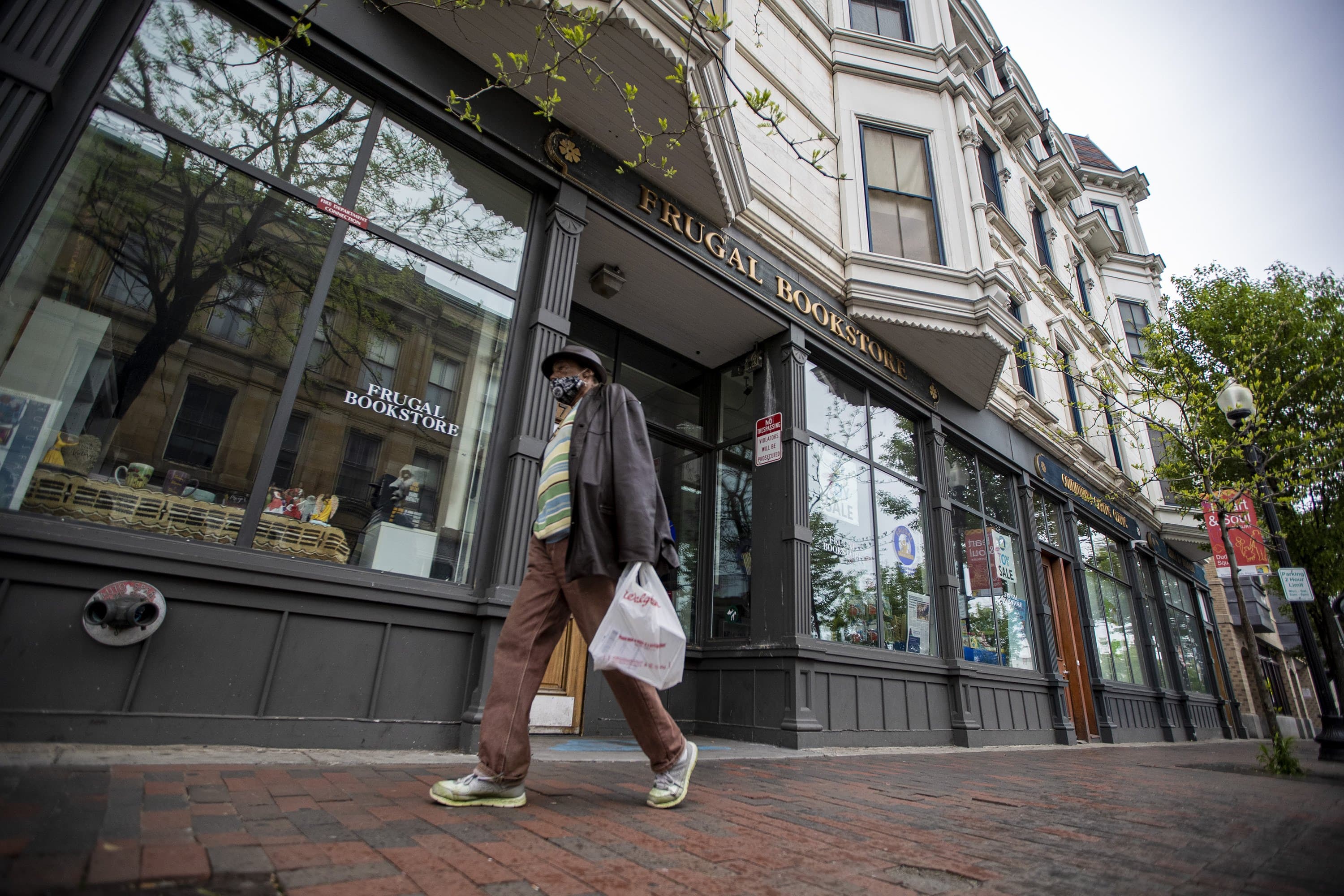 The Frugal Bookstore in Nubian Square. (Jesse Costa/WBUR)