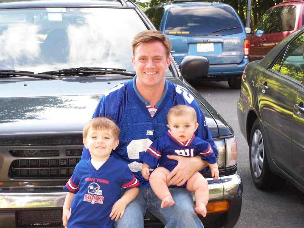 Army Maj. Paul Voelke and his sons. (Courtesy)