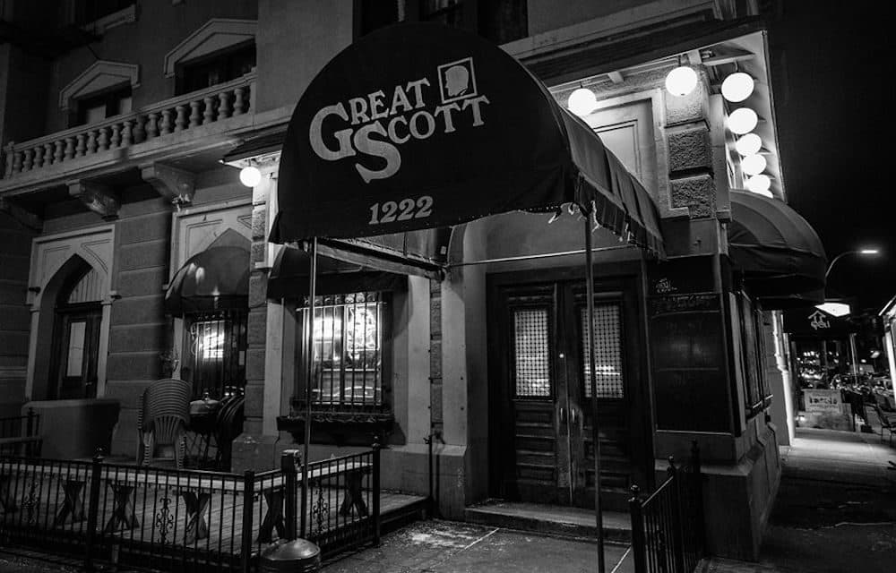 The awning for rock club Great Scott. (Courtesy Great Scott/Facebook)