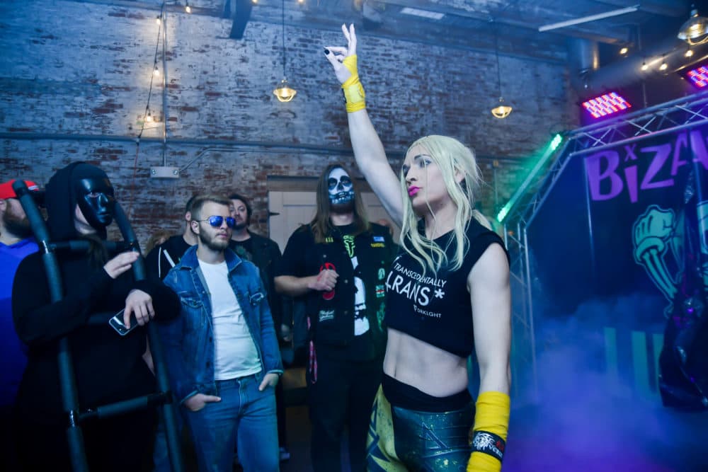 &quot;We want people to come however they are,&quot; Sam says of Hoodslam. (Sarah Souders)
