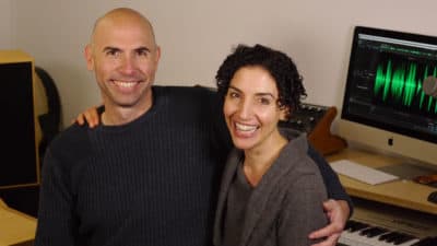 Eric Shimelonis and Rebecca Sheir.