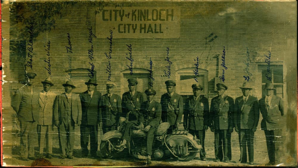 Kinloch city officials in an archival photo featured in the documentary. (Courtesy Where the Pavement Ends)