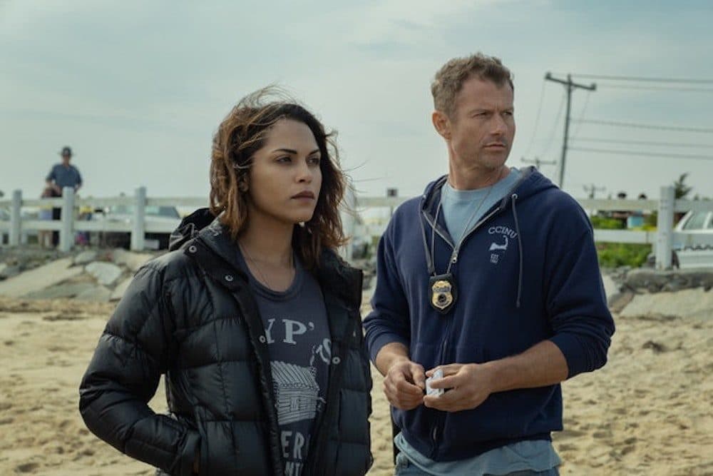 Monica Raymund as Jack and James Badge Dale as Ray in &quot;Hightown.&quot; (Courtesy Starz)