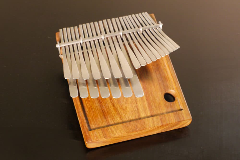 In Africa, the mbira is often played at religious ceremonies and social gatherings such as weddings. (Eric Shimelonis for WBUR)