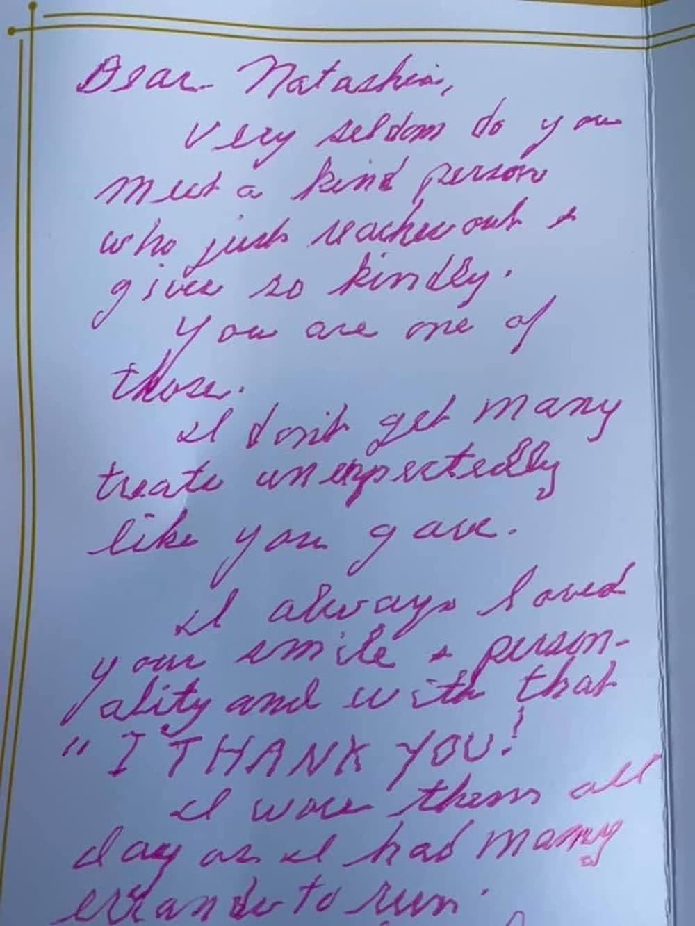 Ms. Carmen's note.