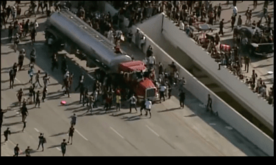 Semi-Trailer Drives Through Crowd Of Protesters On Minneapolis Highway, No One Hurt