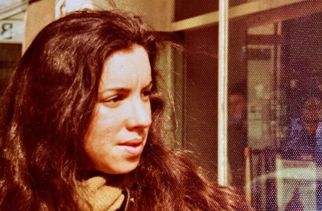 The author, pictured with long hair, in college. (Courtesy)