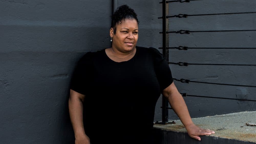 Lakesha Lopez, the director of nursing at Bannister Center for Rehabilitation and Health Care in Providence, Rhode Island, survived COVID-19. (Alex Kay Potter/ProPublica)