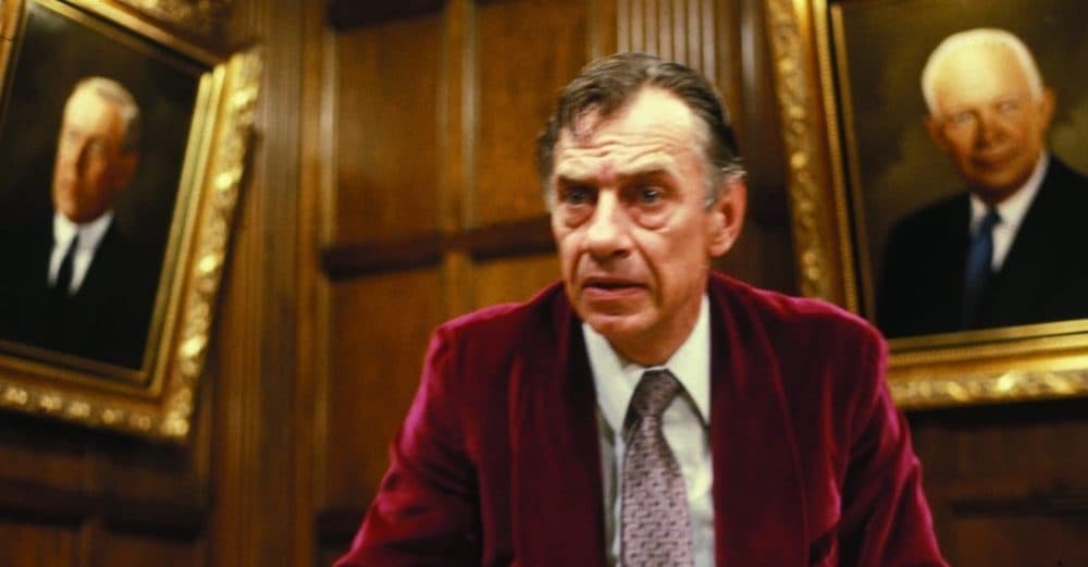 Philip Baker Hall as Richard Nixon in Robert Altman's &quot;Secret Honor.&quot; (Courtesy JustWatch)