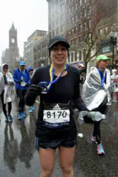 The author after finishing the 2018 Boston Marathon. (Courtesy)