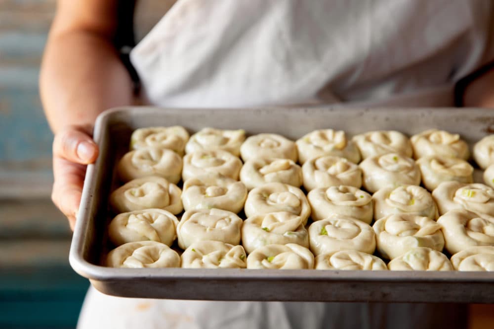 Pastries prepared for baking at Sarma. (Courtesy Kristin Teig Photography)