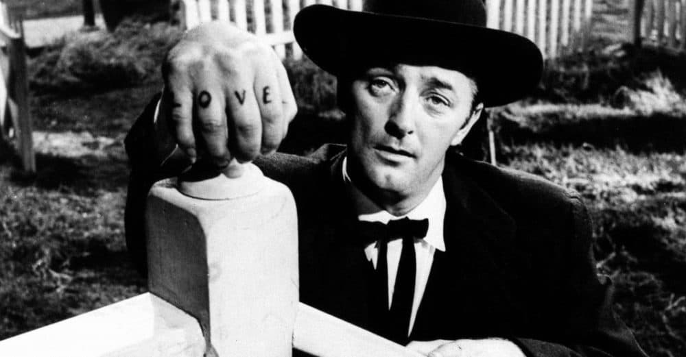 Robert Mitchum in the 1955 film &quot;The Night of the Hunter.&quot; (Courtesy JustWatch)