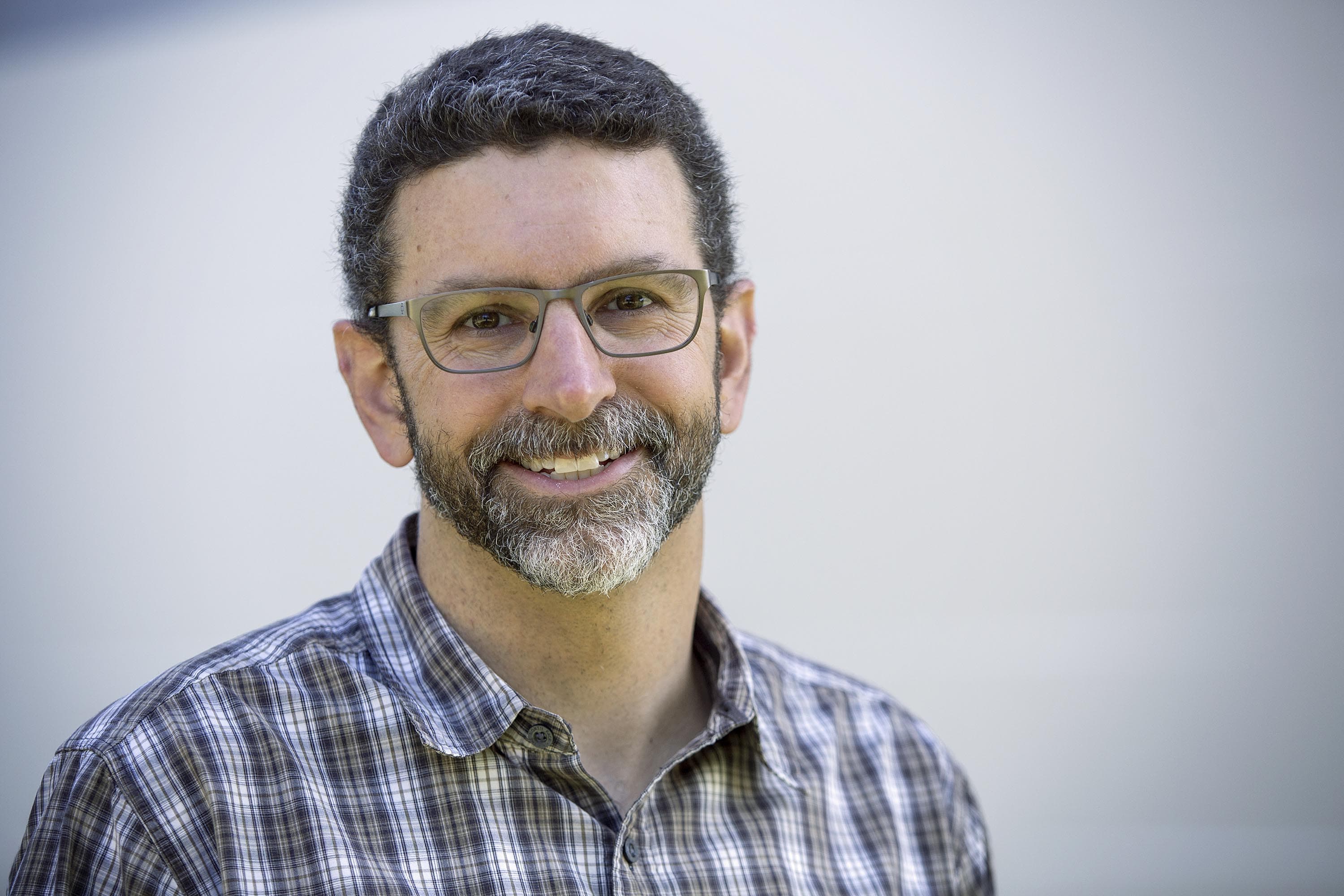 Jeremy Gregory, executive director of MIT's Concrete Sustainability Hub. (Robin Lubbock/WBUR)