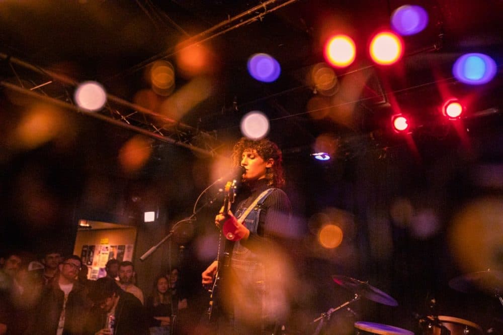 Musician Squirrel Flower during a March 2020 show at Great Scott. (Courtesy Ben Stas/Great Scott)