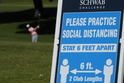 After Months Of No Pro Sports, Golf Is Back — With A Moment Of Silence