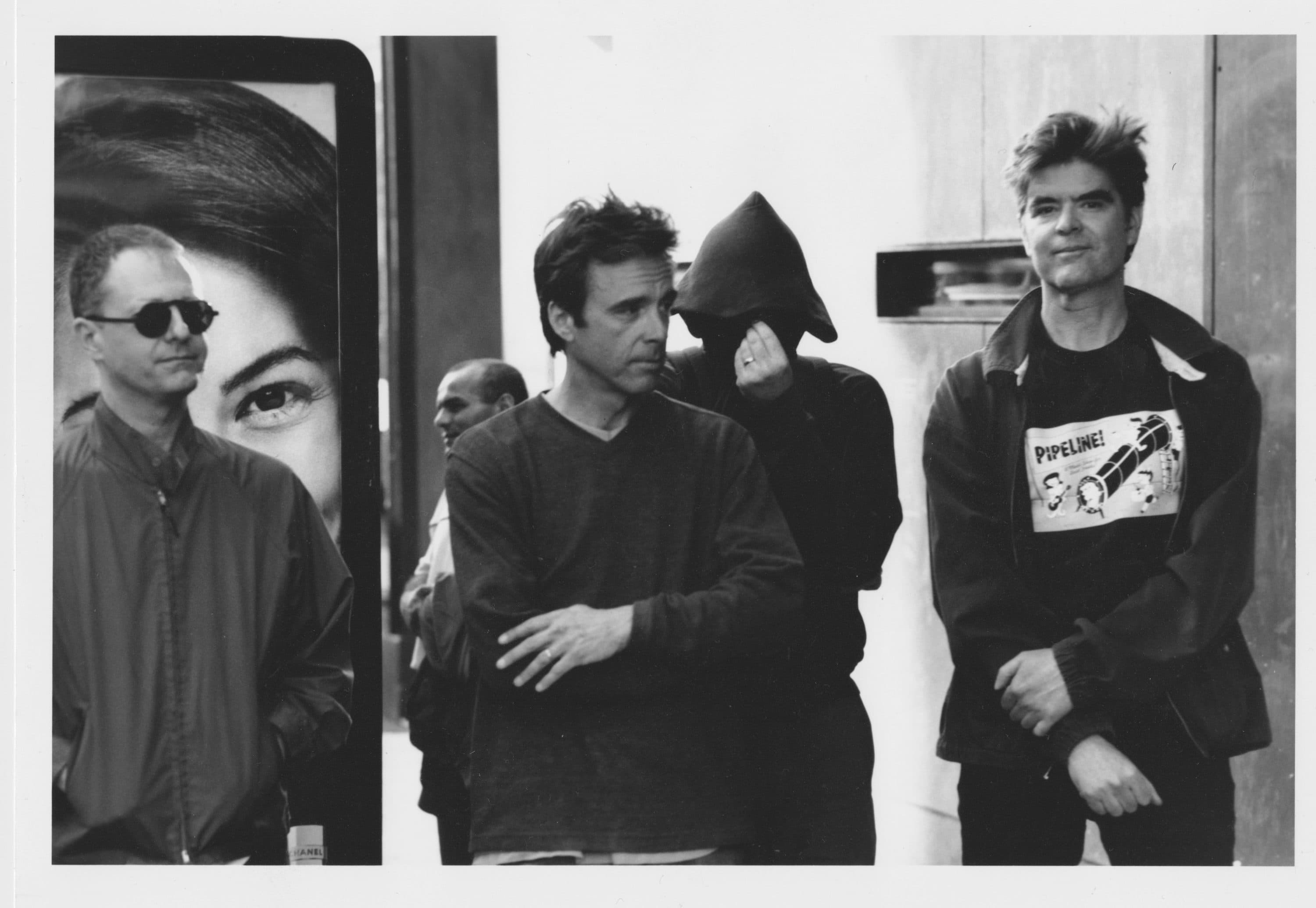Left to right, Peter Prescott, Clint Conley, Bob Weston (as the "monk") and Roger Miller of the post-punk band Mission of Burma. (Courtesy Jon Strymish)