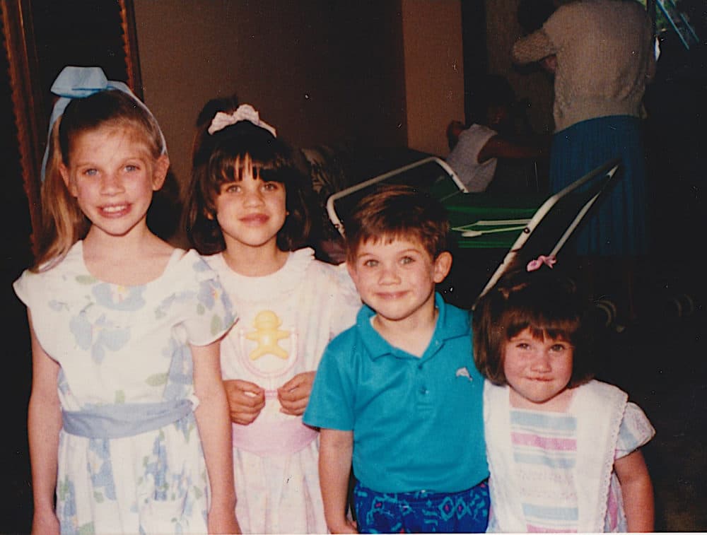 Jess Thompson (right) and her three siblings when they were children. (Courtesy)
