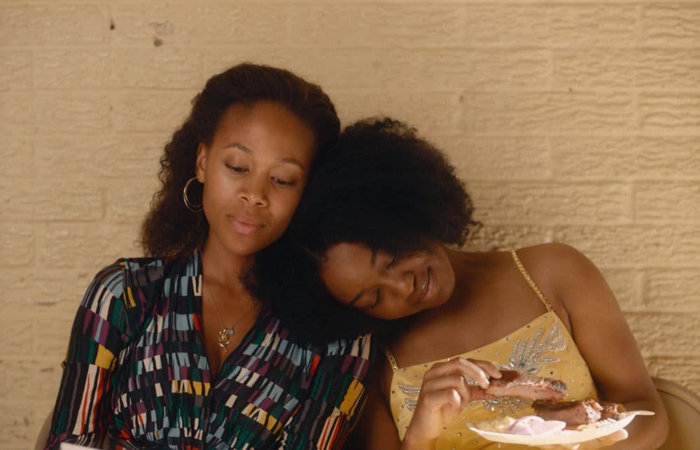 Nicole Beharie as Turquoise and Alexis Chikaeze as Kai in the drama &quot;Miss Juneteenth,&quot; a Vertical Entertainment release. (Courtesy of Vertical Entertainment)