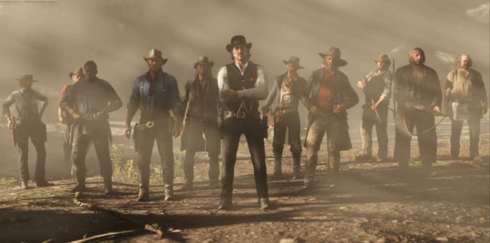 A screenshot from &quot;Red Dead Redemption 2,&quot; the video game where Nate Crowley is trying out his work meetings. (Screenshot of Red Dead Redemption 2)