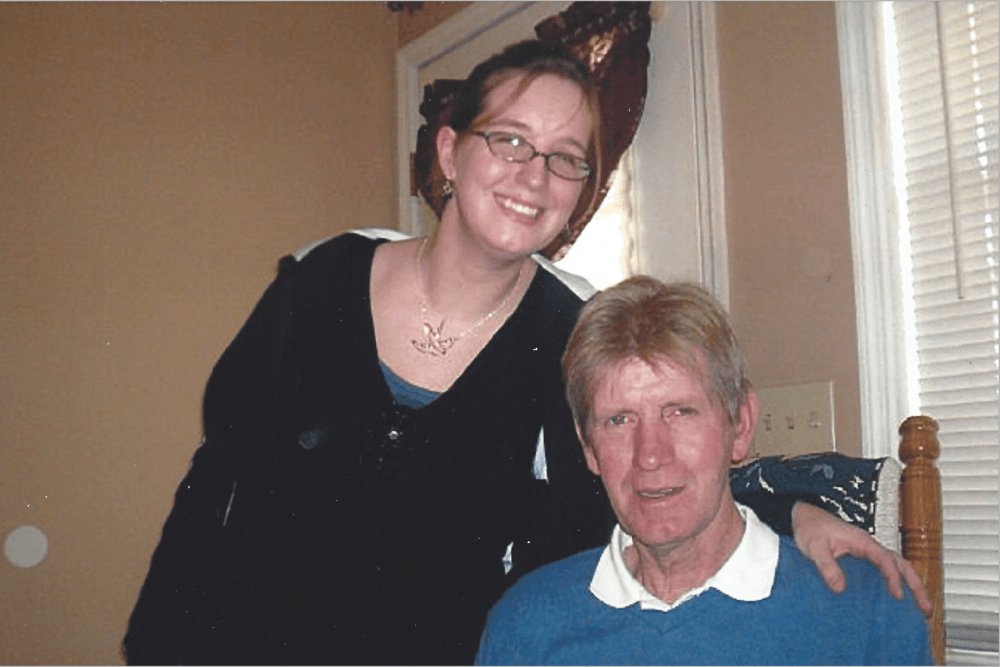 Robin Coomer and her Uncle Bill. (Courtesy)