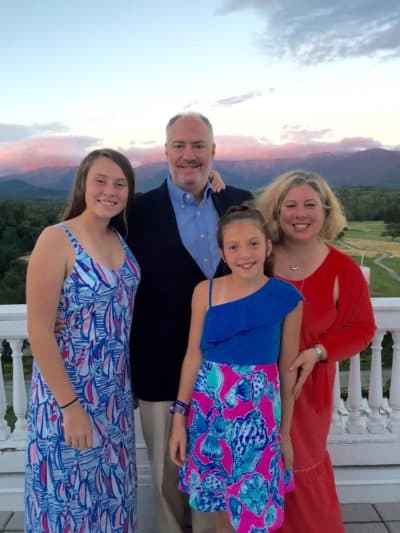 Jim Nauen with his wife Kim and their two daughters. (Courtesy Jim Nauen)
