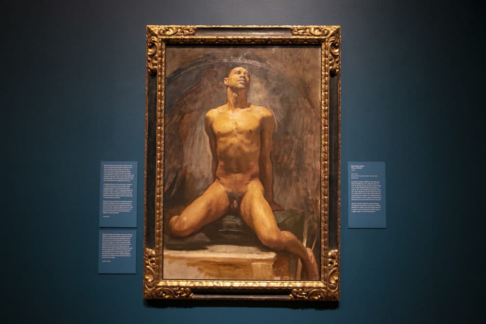 John Singer Sargent’s portrait of Thomas McKeller, showing at the Isabella Stewart Gardner Museum. (Jesse Costa/WBUR)