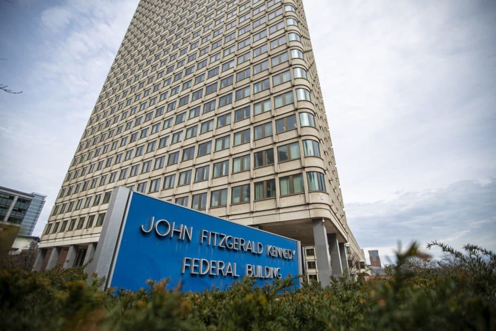 The John F. Kennedy Federal Building. (Jesse Costa/WBUR)
