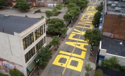 'This Is Just The Beginning': Roxbury Artists Paint Black Lives Matter Mural In Nubian Square
