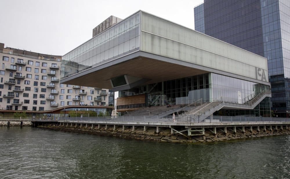 The ICA Boston, on the city’s harborside. (Robin Lubbock/WBUR)