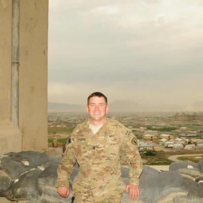 Lt.j.g. Andrew Carleen pictured in Kabul, Afghanistan, May 2012. (Courtesy)