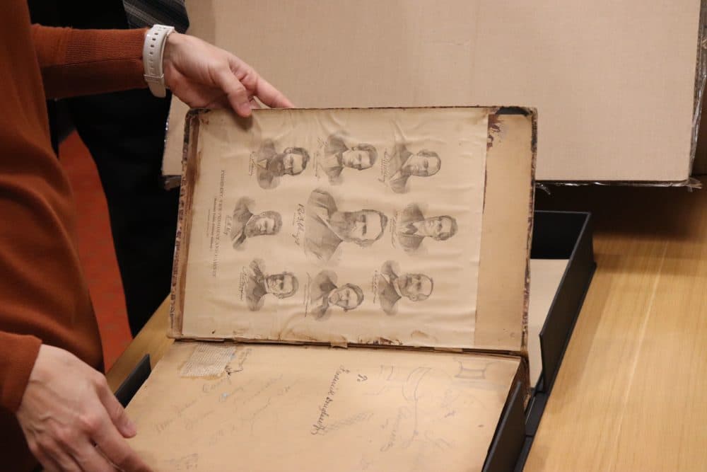 A look inside the collection of Frederick Douglass artifacts at the Yale Beinecke Library. (Courtesy of Yale Beinecke Library)