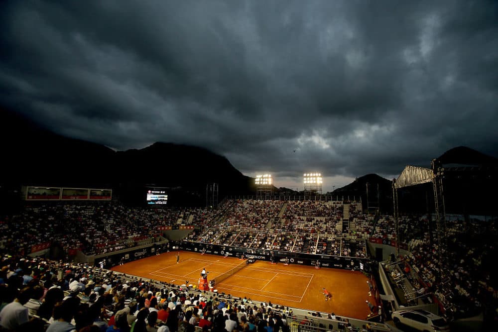 The Rio Open in Brazil is played on clay. (Matthew Stockman/Getty Images)